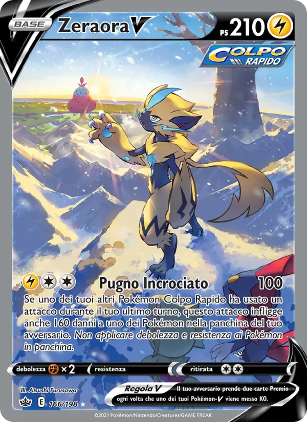 Zeraora V #166 — Regno Glaciale