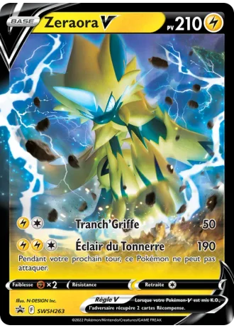 Zeraora V SWSH263 — Épée & Bouclier Promos