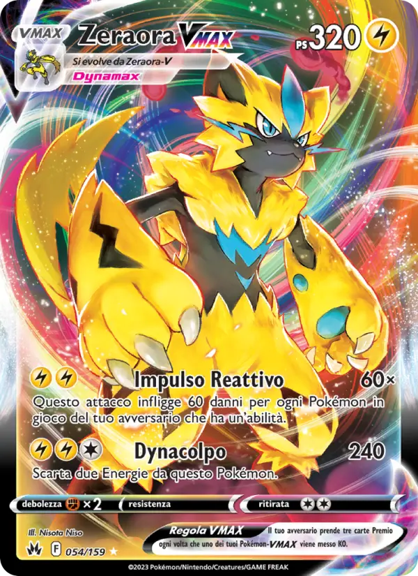 Zeraora VMAX #054 — Zenit Regale