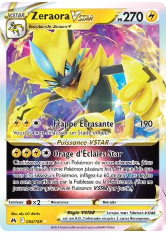 Zeraora VSTAR #055/159 — Zénith Suprême