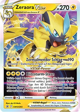 Zeraora VSTAR SWSH265 — Schwert & Schild Promos