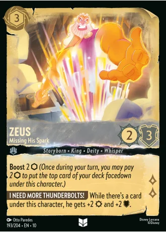 Zeus - Missing His Spark #193/204 — Whispers in the Well