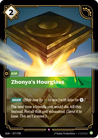Zhonya's Hourglass #077/298 — Origins
