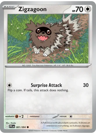 Zigzagoon #081 — Phantasmal Flames