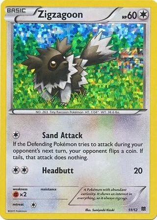 Zigzagoon #11 — McDonald's Collection 2015