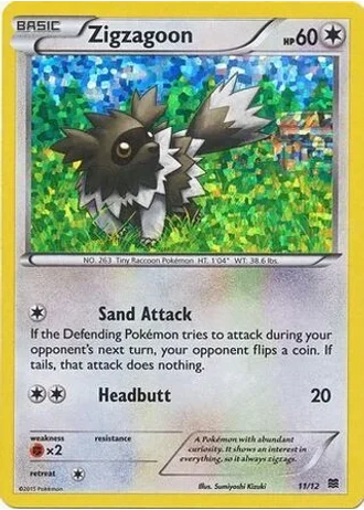 Zigzagoon #11/12 — McDonald's Collection 2015