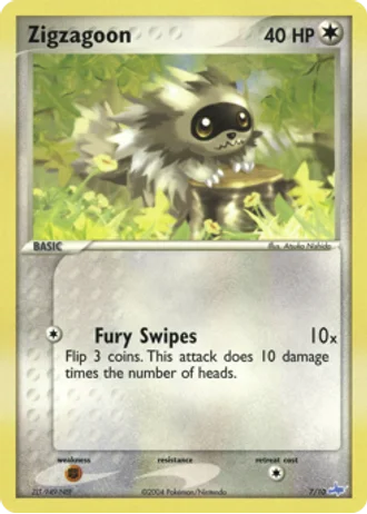 Zigzagoon #7 — EX trainer Kit (Latios)