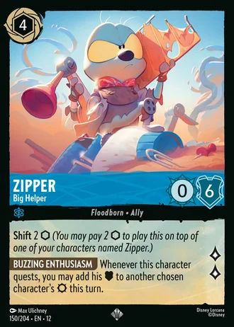 Zipper - Big Helper #150/257 — Wilds Unknown