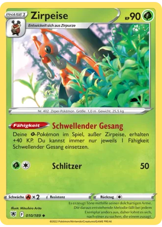 Zirpeise #010/189 — Astralglanz
