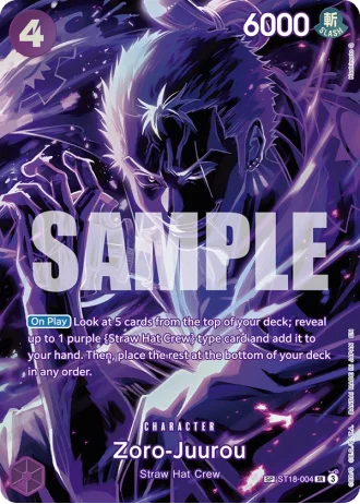 Zoro-Juurou (ST18-004) (Special Rare) — Legacy of the Master (OP12)