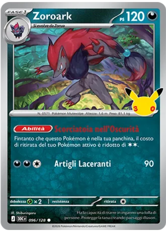Zoroark #096 — 30° Anniversario