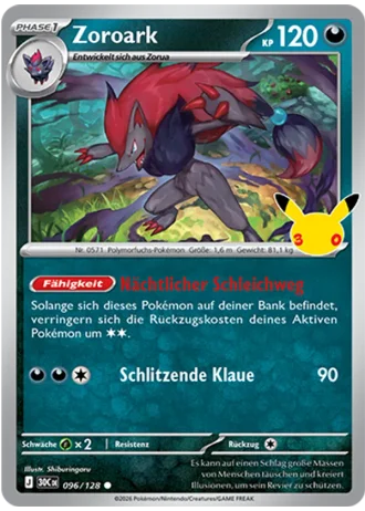Zoroark #096/128 — 30 Jahre