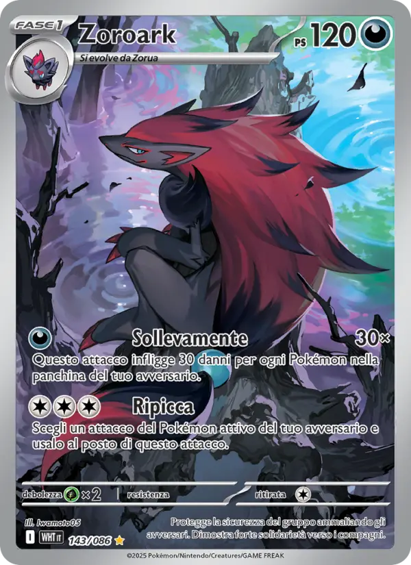 Zoroark #143 — Fuoco Bianco