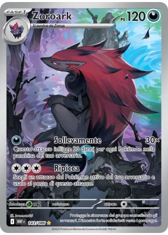 Zoroark #143 — Fuoco Bianco