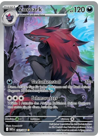 Zoroark #143 — Weiße Flammen