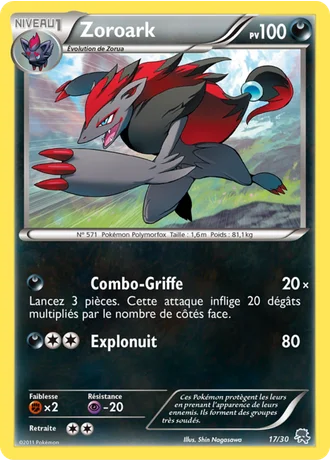 Zoroark #17 — BW Kit du dresseur (Zoroark)