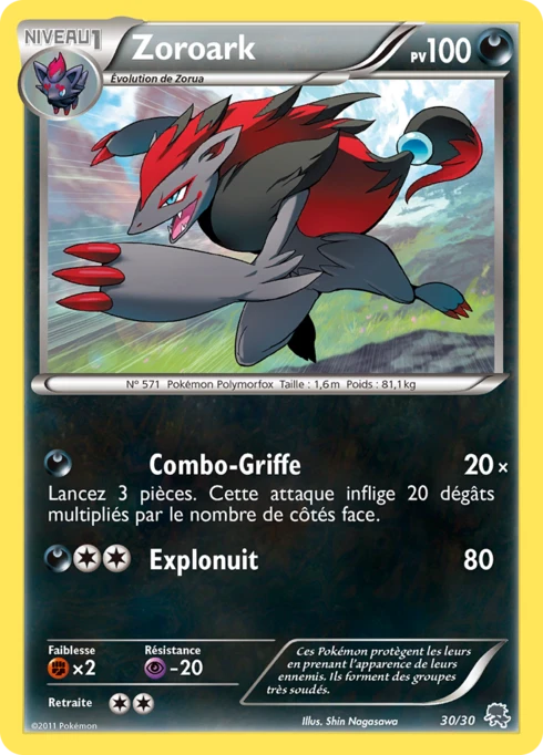 Zoroark #30 — BW Kit du dresseur (Zoroark)