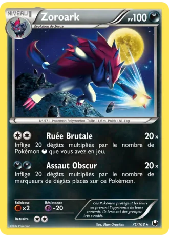 Zoroark #71/108 — Explorateurs Obscurs