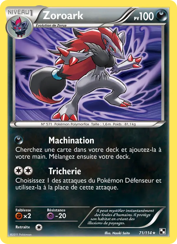 Zoroark #71 — Noir & Blanc