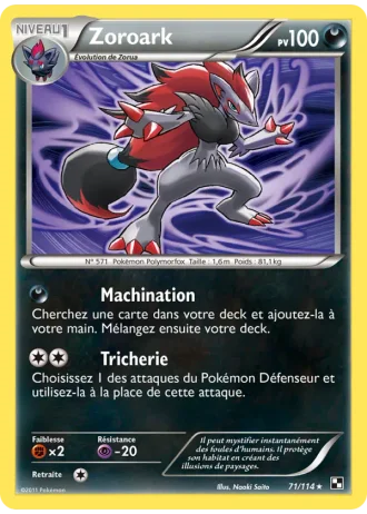 Zoroark #71 — Noir & Blanc
