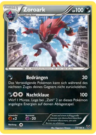 Zoroark #73/146 — XY