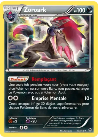 Zoroark #91/162 — Impulsion Turbo
