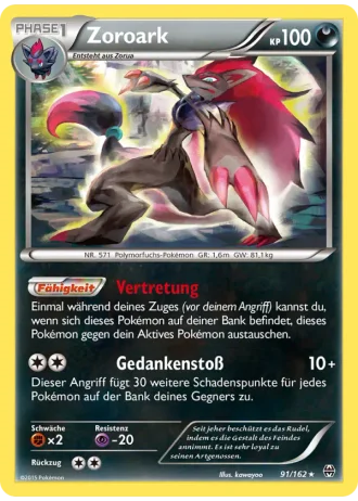Zoroark #91/162 — TURBOstart