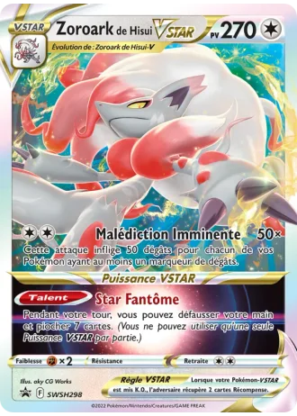 Zoroark de Hisui VSTAR SWSH298 — Épée & Bouclier Promos