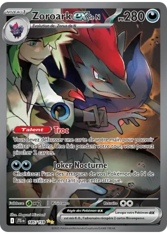 Zoroark-ex de N #185 — Aventures Ensemble