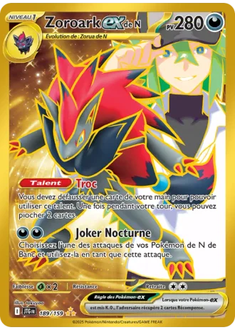 Zoroark-ex de N #189 — Aventures Ensemble