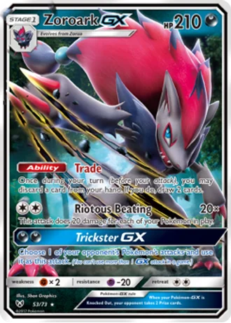 Zoroark GX #53 — Shining Legends