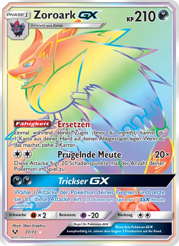 Zoroark GX #77 — Schimmernde Legenden
