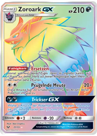 Zoroark GX #77/73 — Schimmernde Legenden