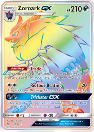 Zoroark GX #77 — Shining Legends