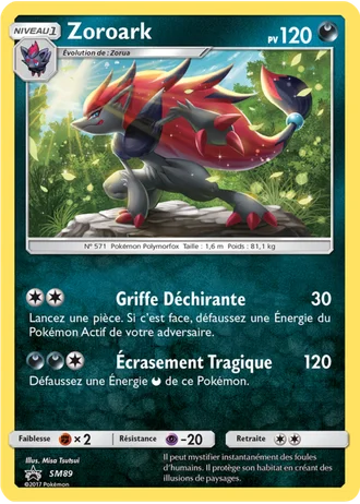 Zoroark SM89 — Soleil & Lune Promos