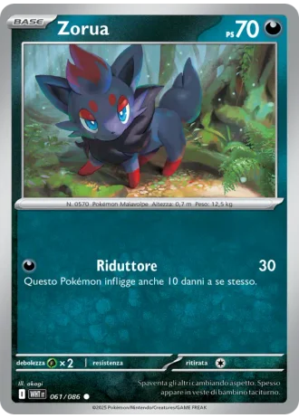 Zorua #061/86 — Fuoco Bianco