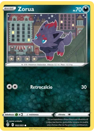 Zorua #102 — Evoluzioni Eteree