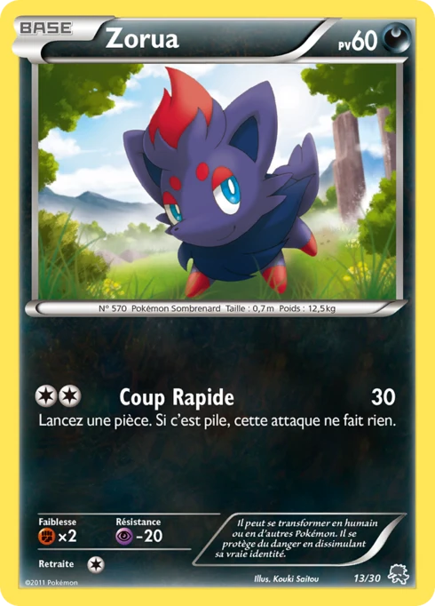 Zorua #13 — BW Kit du dresseur (Zoroark)