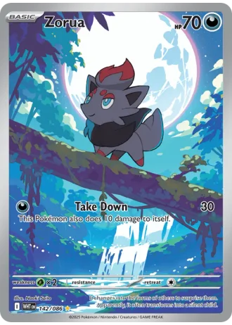 Zorua #142 — White Flare