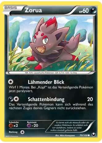 Zorua #70/108 — Erforscher der Finsternis