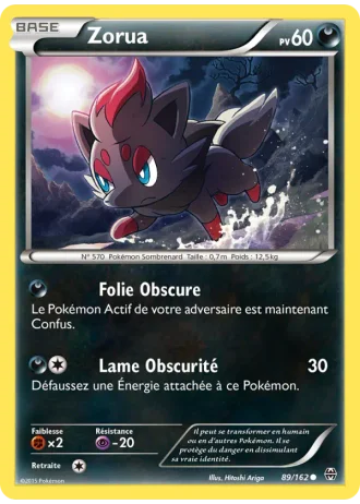 Zorua #89/162 — Impulsion Turbo