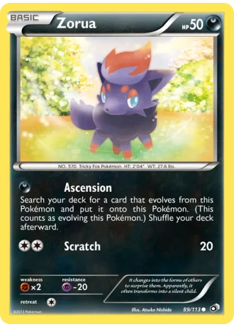 Zorua #89 — Legendary Treasures
