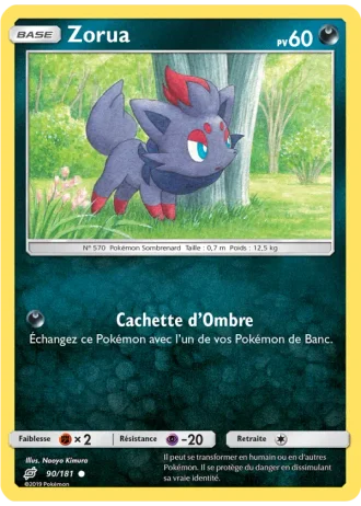 Zorua #90/181 — Duo de Choc