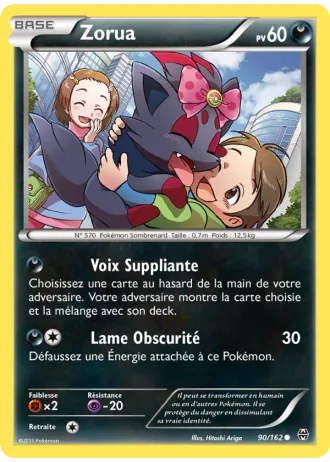 Zorua #90/162 — Impulsion Turbo