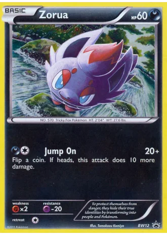 Zorua BW12 — Black & White Promos