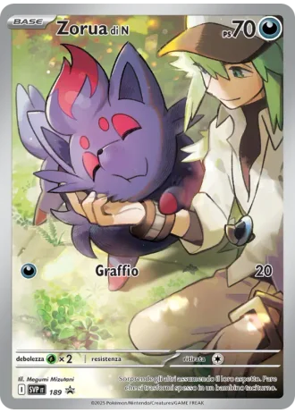 Zorua di N #189 — Scarlatto e Violetto Promos