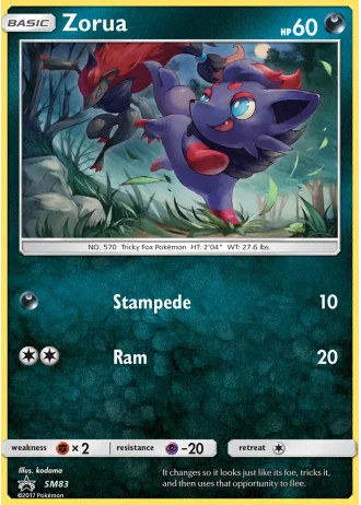Zorua SM83 — Sun & Moon Promos