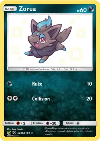 Zorua SV25/94 — Coffre Chromatique (Destinées Occultes)