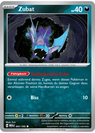Zubat #041/165 — 151