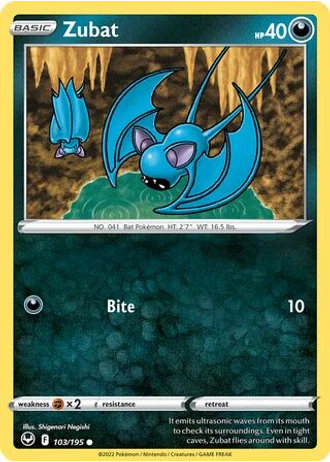 Zubat #103/195 — Trick or Trade 2023
